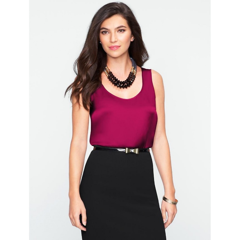 Talbots Petite Silk Tank